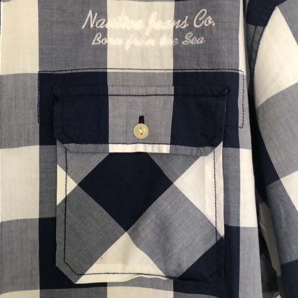 NAUTICA JEANS SHORT SLEEVES SHIRT 👕 - Picture 3 of 8